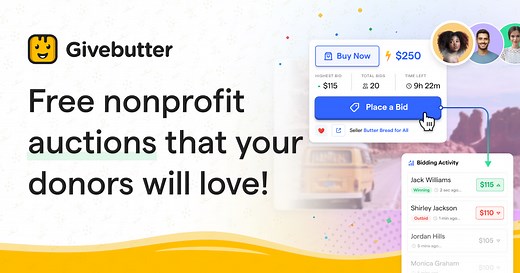 Free Online Auction Site | Silent Auction Software For Nonprofits | Givebutter