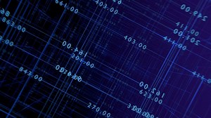 Abstract, Numbers, Futuristic. Free Stock Video