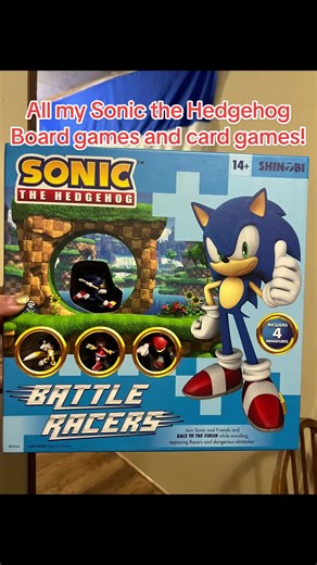 All my Sonic the Hedgehog Board games and card games! Dominoes! Monopoly and more! #sonicthehedgehog #sonic #boardgames #cardgames #sega
