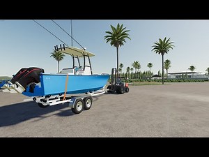Farming Simulator 19 Everglades Boat
