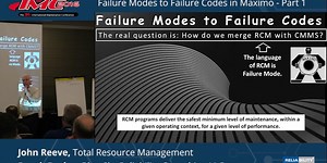 Failure Modes to Failure Codes in Maximo- Part 1