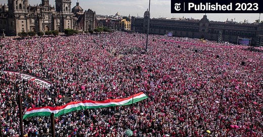 Más de 100.000 personas protestan en México contra las modificaciones al INE