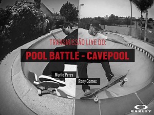 Assista o #TeamOakley na POOL BATTLE dia 26/11 a partir das 09h00, no canal da Red Bull: redbull.com/skate. Confira as manobras do Murilo Peres, Rony Gomes e Otavio Neto no campeonato de skate amador e elite. | OakleyBrasil