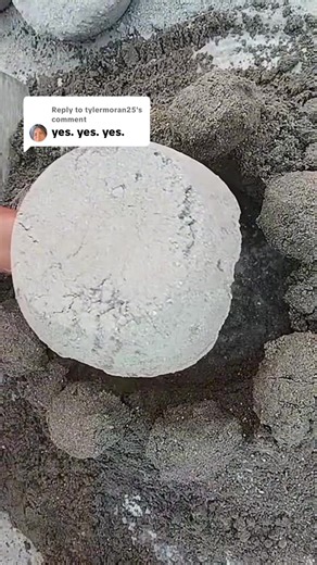 Replying to @tylermoran25 Crunchy Crispy Gritty Sand Cement Floor Crumbling with paste pouring on shapes & water pool crumbling with satisfying sand mixing ASMR #asmr #fyp #fypシ゚viral🖤tiktok #asmrsounds #relaxing