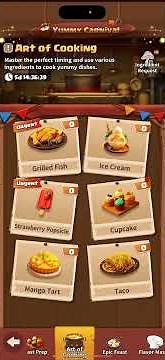 Yummy carnival 25% extra points secret - trading ingredients with allies for urgent requests!