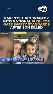 Bay Area parents turn tragedy into national push for gate safety standards after son killed