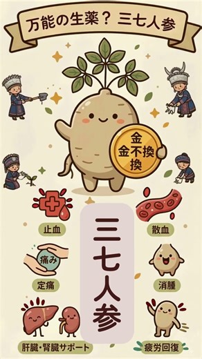 三七人参について。 #三七人参 #田七人参 #金不換 #体質改善 #血流改善