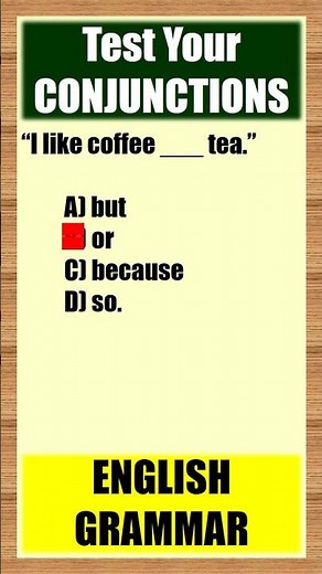 Can You Pass This Conjunctions Quiz? 😱 | English Grammar Test 4