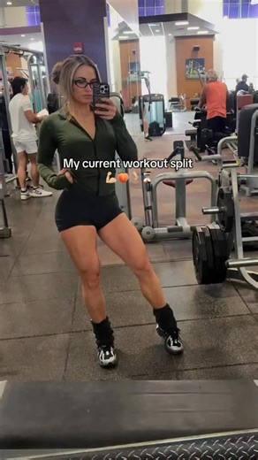 My current workout split! #workoutroutine #workouts #gym #discover #workout | Jacquie Baker Fitness