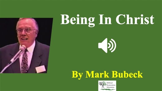 Being In Christ - Mark Bubeck