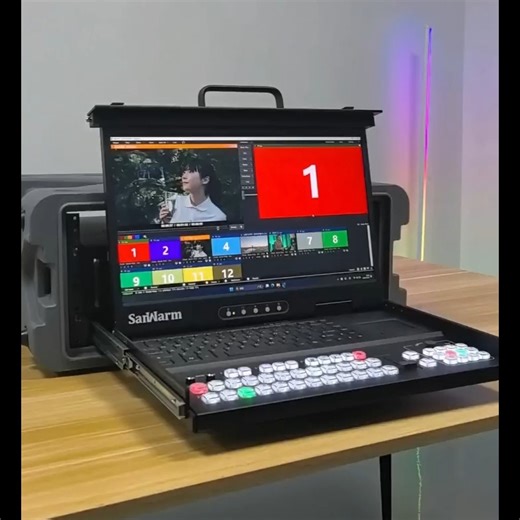 Macking Domain on Instagram: "Introducing SanWarm rackmount console monitor, combining a video mixer and broadcast monitor into a single, portable product. ✔️ Designed with vMix controls ✔️ 17.3" Full HD LCD Screen ✔️ 1U rackmount design with sliding mechanism ✔️ 12 channel buttons for PGM and PVW For any further inquiries or demo request, please contact us. ✉️ Email: sales@mackingdomain.com 📞 WhatsApp: ‪‪‪+60 14-929 3278‬‬‬ (Jacob) #SanWarm #vMix #Monitor #ControlPanel #MackingDomain"
