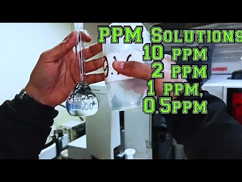 PPM Calculation | PPM Solution | How to make ppm solution | Stock solution preparation
