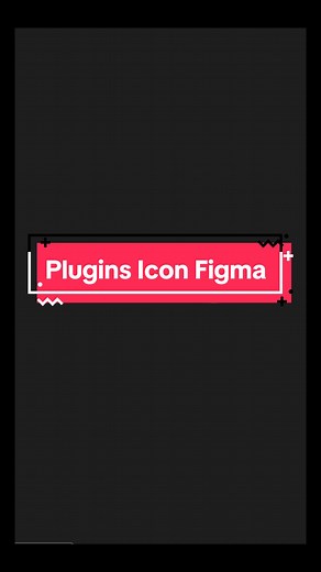 Plugins Icon Figma #fypシ #uiux #tutorial #figma