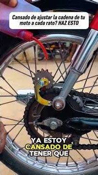 Say Goodbye to Loose Motorcycle Chains! EASY and Functional DIY Tensioner