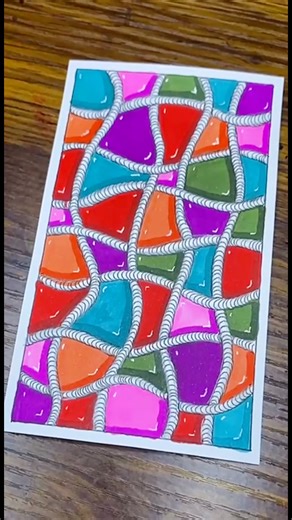 5.4K views · 64 reactions | Calm your mind With Doodle Pattern | Drawing tutorial For Beginners #zentangle #doodle #zendoodle #zenart #mindfulart #art #trending #viralpost #fbpage #easyart | Easy Art | Facebook