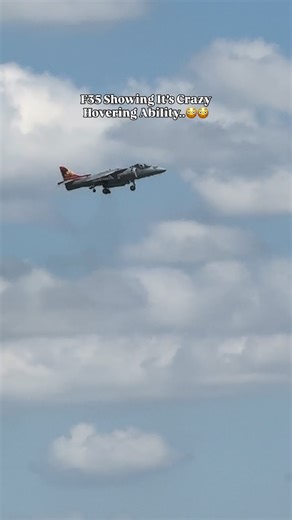 F35 Showing Off It’s Crazy Hovering Ability..😳 #vtol #f35 #hovering | CA Aviation