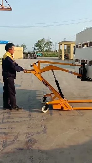 ZYP multifunctional small electric hand forklift capable of loading 500 kg and lifting 1.5 meters