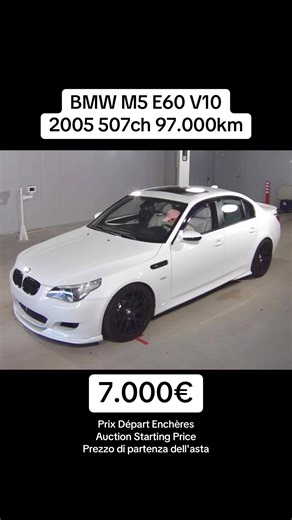 BMW M5 E60 V10 : Enchères japonaises et légende