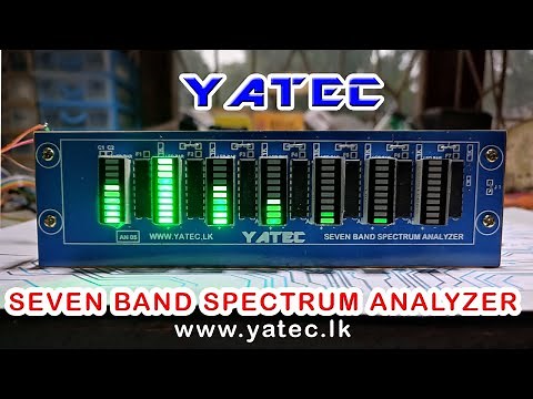 Led Spectrum analyzer Lm3915 + Lm324 VU meter from YATEC
