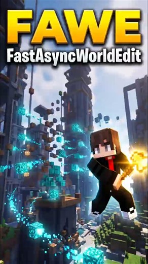 So erstellst du custom Terrain mit WorldEdit #minecraft #tutorial #plugin #minecraftshorts