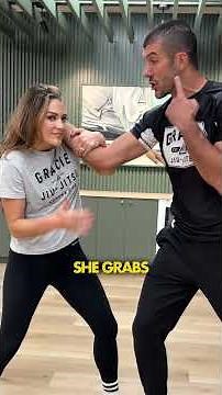 Jiu-Jitsu Hair Grab Defense