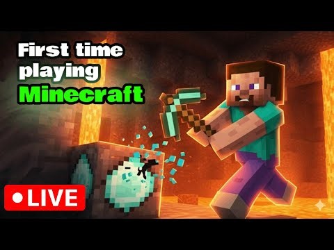 My First Time Playing Minecraft! (Survival Begins)