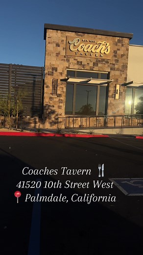 Elevated Dining Experience at Coaches Tavern Palmdale