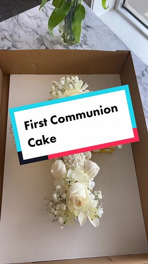 Delicious Cross Cake for First Communion