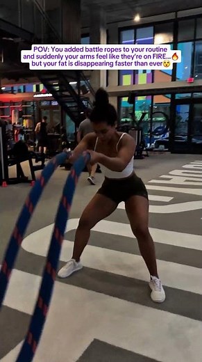 Battle Rope Workout for Fat Burn | Lose Belly Fat Fast | HIIT Cardio at Home #battle #burn #workout