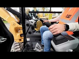 Mise en service machine - Mini Pelle Cat® - La Cabine [Exemple: Cat® 308 NextGen]