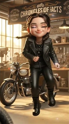 Dhoom Dhoom Beat par Cute Cartoon Girl ka Power Dance 💃 #shorts