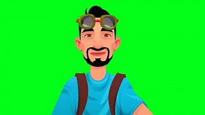 2d Animated Cartoon Character Man Who Stock Footage Video (100% Royalty-free) 3488556045 | Shutterstock