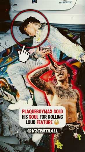 Plaqueboymax Sold his soul for rolling loud feature 😳