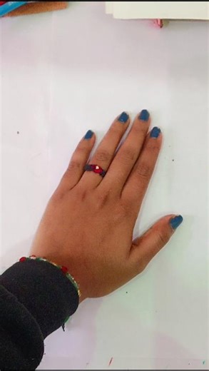 DIY Macrame ring 🥰 #craft #handmademacrame