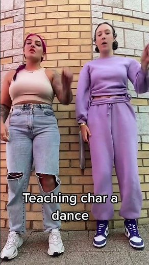 Easy dance tutorial: learning fun moves with a friend#dancetutorial #easydance