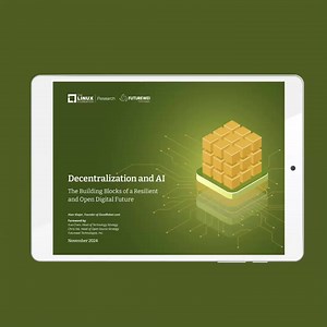 Centralized platforms are falling short, eroding trust, privacy, and content quality. But it’s not too late to rebuild.  Learn how decentralization and AI-driven technologies can lead to a more open, secure, and resilient internet.  Read the report and be part of the change.  https://hubs.la/Q03383LG0 #Decentralization #AI #OpenSource #Innovation | The Linux Foundation | Facebook