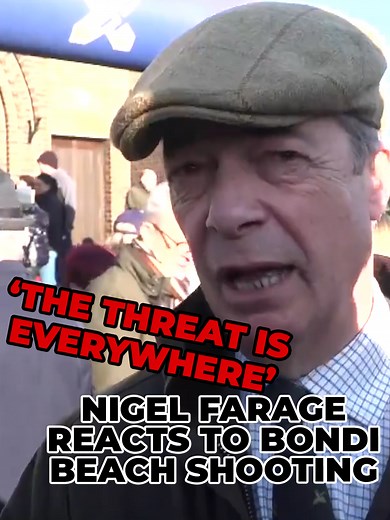 Nigel Farage's Response to Shooting at Sydney Hanukkah Celebration