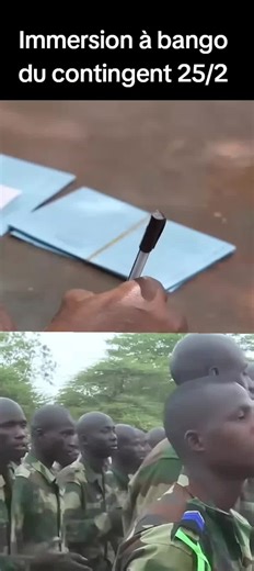 Formation des Recrues de l'Armée Sénégalaise