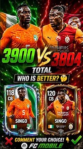 SINGO vs SINGO 😱WHO IS BETTER? 🔥 | FC Mobile #shorts #eafifamobile #bbgfifa
