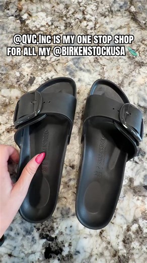 These are so versatile and I know I’m going to be living in them this summer!!! @QVC, Inc @BIRKENSTOCK #qvc #birkenstocks #birkenstock #madridbigbuckle #birkenstockbigbuckle