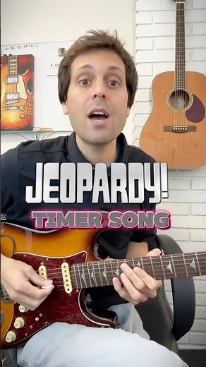 Jeopardy Theme on guitar with tabs #guitar #jeopardy #theme #tabs