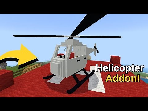 The Helicopter Addon for Minecraft PE/ Bedrock Edition (1.21+)