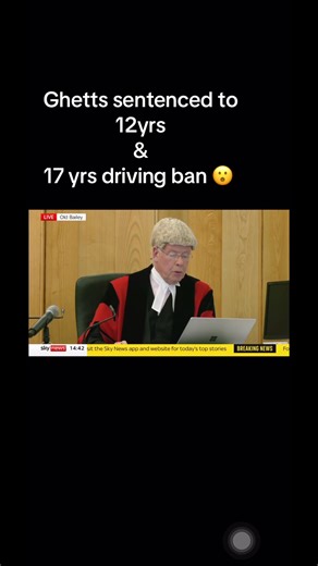 Ghetts Receives 12-Year Sentence and 17-Year Driving Ban