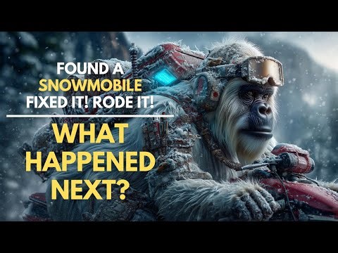 I Found a Snowmobile in the Woods It Ended in Disaster 🤦‍♂️