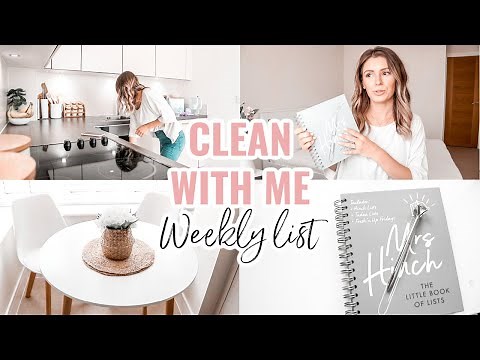 MRS HINCH WEEKLY CLEANING ROUTINE AND HINCH LIST | ENTIRE HOUSE CLEAN WITH ME 2020 AD