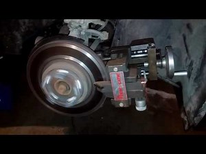 On car brake lathe