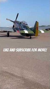 World War 2 Aircraft starting up