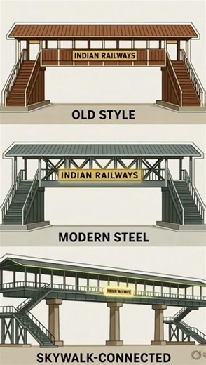 Indian Railways Foot Over Bridge Transformation #vidyapathengineers