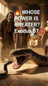 ⚡The First Plague on Egypt|The Nile Turned to Blood!|Bible Story |Moses Story |Exodus 07 😳