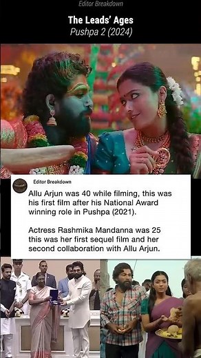 Allu Arjun Rashmika in Pushpa 2 (2024)